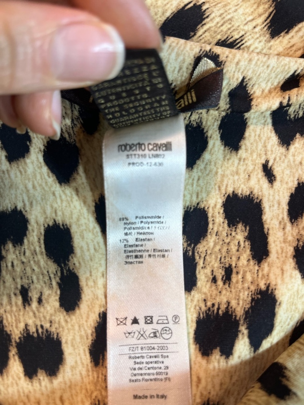 Roberto Cavalli vintage Jaguar-Print Pencil Skirt - Picture 9 of 10